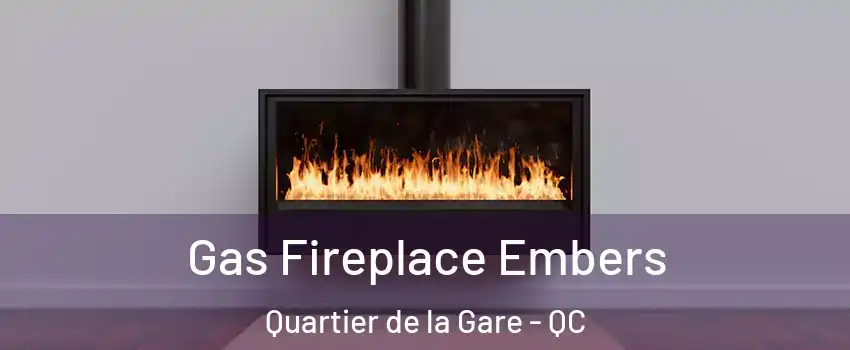  Gas Fireplace Embers Quartier de la Gare - QC