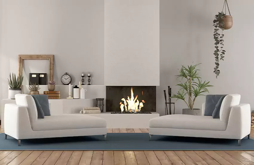 Custom Fireplace Design in Blainville, QC
