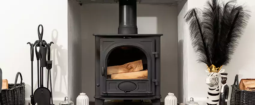Thelin Hearth Products Providence Pellet Insert Fireplace Installation in Blainville, QC