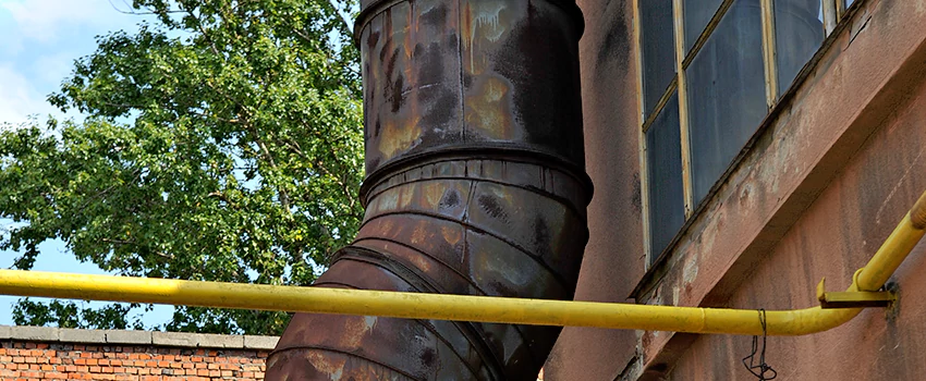 Lightning Protection Installation System for Industrial Chimneys in Notre-Dame-de-lAssomption, Quebec