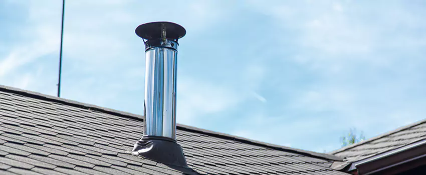 Outdoor Metal Chimney Installation in Blainville, Quebec