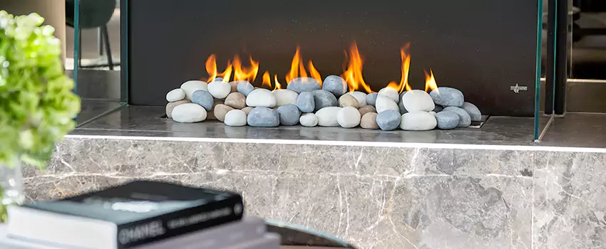 Double-Height Fireplace Design Refurbishment in Notre-Dame-de-lAssomption, Quebec