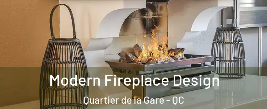  Modern Fireplace Design Quartier de la Gare - QC