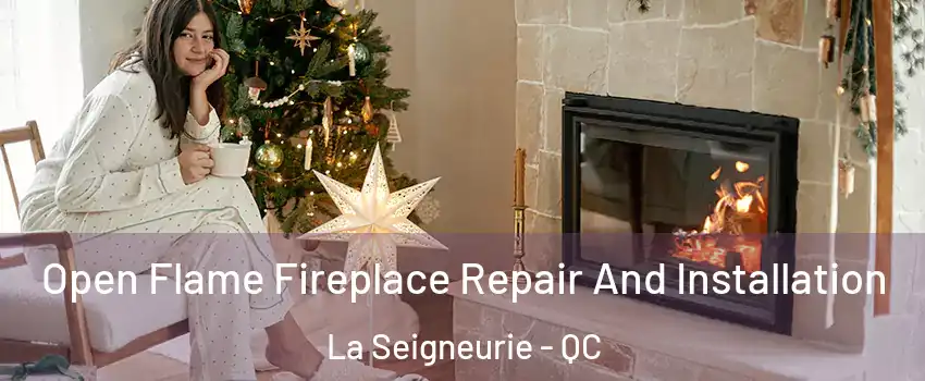  Open Flame Fireplace Repair And Installation La Seigneurie - QC