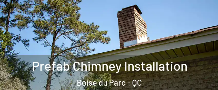  Prefab Chimney Installation Boise du Parc - QC