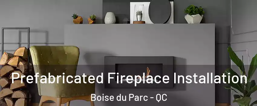  Prefabricated Fireplace Installation Boise du Parc - QC